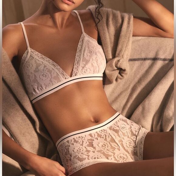 By Anthropologie Lace Triangle Bralette - Picture 5 of 7